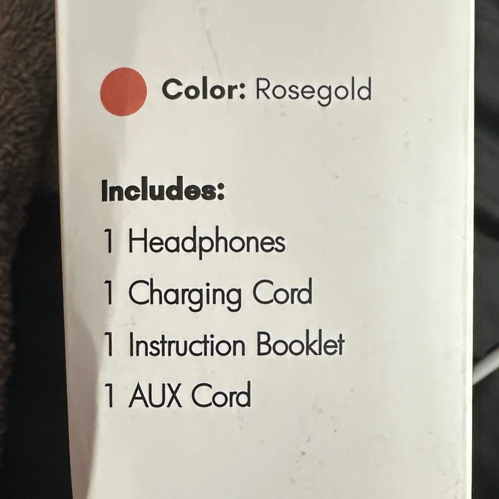 E.G. Audio Wireless Headphones- Rose Gold